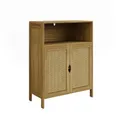 Vicco Midischrank Liora, Bambus, 60 x 80 cm, zur Aufbewahrung von Badutensilien und Handtüchern