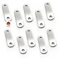 HOOZ Flachverbinder 10er Set Holzverbinder aus Edelstahl mit der Größe 60 mm, verzinkt, (Set) 60 mm