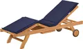 Kai Wiechmann Liegenauflage Auflage Gartenliege Polsterauflage Sonnenliege 3x geknickt, waschbares und UV-beständiges Gartenpolster
