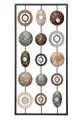 Metall Deko Metall Wandbild - 61cm - Wand Schmuck Objekt Kupfer Gold Wandspiegel