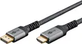 goobay DisplayPort 1.2/HDMI 2.0 Kabel 1,0 m grau, schwarz, 1 St.