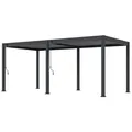 Weide Pergola Classic Pergola Aluminium freistehend 3 x 6 M anthrazit, BxTxH: 600x300x255 cm grau 600 cm x 255 cm x 300 cm