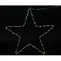 Fensterbild Stern 89 Led - Warmweiß/mit Timer - Fenster Deko Silhouette Beleuchtet Außen