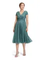Vera Mont Cocktailkleid Damen im Glitzer-Look Stoff