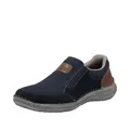 Rieker Herren - Slipper Blau, 42 EU