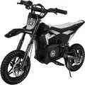 Actionbikes Motors Elektro Motorrad Kinder | 𝟐𝟒 Volt 𝟐𝟓𝟎 Watt Motor bis 𝟐𝟐 km/h | E Bike | Dirt Bike | Electric Bike | Motocross | Pocketbikes | Pocketbike | Dirtbike ab 6 Jahren (Schwarz)