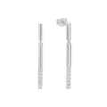 s.Oliver Ohrstecker 925/- Silber rhodiniert mit Zirkonia 2031441