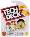 Tech Deck Fingerboard - 1 authentisches Finger-Skateboard mit beliebten Lizenzhelden und original Skate-Grafiken, inklusive Aufkleber-Bogen, ab 6 Jahren, Zufallsauswahl