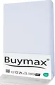 Buymax Laken mit Gummizug 140x200 cm 2 Stück Baumwolljersey anthrazit Oeko
