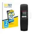 2x Display Schutz Folie für Garmin Vivofit 4 Zubehör Transparent
