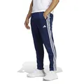 Adidas Herren Train Essentials 3-Stripes Training Pants, Dark Blue/White, S