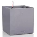 Lechuza Pflanzengefäß CANTO Stone 40 low steingrau 40x40x40 cm