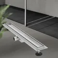 Duschrinne Bodenablauf Abflussrinne Duschablauf befliesbar 2in1 Edelstahl 70 cm