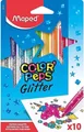 Maped - Glitzer-Filzstifte COLOR'PEPS GLITTER - hervorragende Deckkraft- extra v