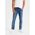 Buffalo 5-Pocket-Jeans Straight-fit mit normaler Bundhöhe, aus elastischer Denim-Qualität blau 38