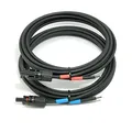 SOLARTRONICS Verbindungskabel 6mm² H1Z2Z2-K Solarkabel schwarz mit Stecker einseitig für Solarmodul zum Laderegler Verteiler GAK PV, UV-fest, flexibel, Made in Germany (1m - 6mm²)