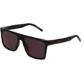 Hugo HG 1069/S Herren-Sonnenbrille Vollrand Quadratisch Kunststoff-Gestell, schwarz