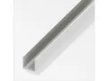 alfer Profil alfer Quadrat-U 1 m, 15.5 x 1.5 mm PVC