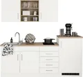 KOCHSTATION Küche KS-Mali, Breite 210 cm, mit E-Geräten