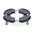 Pflanzenroller Blumentopfroller Kübelroller Blumenwagen 4 Rollen ausziehbar