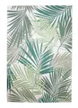 Outdoor Indoor Teppich Garten Balkon Terrasse Polyester Grün Blätter 160x230 cm