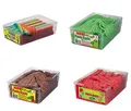 4 Dosen Haribo Pasta Basta Sour Set, 4 Sorten,Erdbeer,Apfel,Cola,Miami, Fruchtgummi, 4 x 1125g
