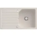 Villeroy & Boch 33852FKR Siluet 60 S Keramikspüle Einbauspüle Unterschrankbreite ab 60 cm Ebony CeramicPlus Excenterbetätigung - inkl.