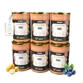 alphazoo Nassfutter Hund Monoprotein Rind 6x400g – getreidefreies Hundefutter mit Kartoffel, Heidelbeere & Hagebutte – natürliches Alleinfutter, reich an Protein & Vitaminen. Regional hergestellt.