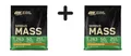 2 x Optimum Nutrition Serious Mass (12lbs) Chocolate Peanut (18,33 EUR/kg)