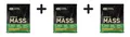 3 x Optimum Nutrition Serious Mass (12lbs) Chocolate Peanut (17,72 EUR/kg)