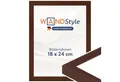 WANDStyle Bilderrahmen H950, Nussbaum-Optik, aus Massivholz im Stil Modern