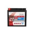 Motorrad Batterie 12V Cartec GEL YTX14-BS 14Ah 260A Mofa Quad wartungsfrei