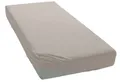 Spannbettlaken OTTO HOME "BLACKBERRY in BASIC und PREMIUM Qualität, 100% Baumwolle", grau (taupe), B:140cm L:200cm