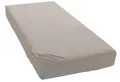 OTTO home Spannbettlaken BLACKBERRY in BASIC und PREMIUM Qualität, 100% Baumwolle, Jersey (110 g/m), Gummizug: rundum, (1 Stück), für hohe Matratzen bis 28 cm, Bettlaken, Spannbetttuch, pflegeleicht