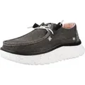 HEYDUDE Wendy Peak Chambray Damen Halbschuhe Black Größe 37 - Schwarz - 37