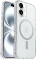 Otter Products OtterBox Symmetry Series - Hintere Abdeckung für Mobiltelefon - kompatibel mit MagSafe - Polycarbonatschicht, thermoplastischer Elastomer (TPE) - klar - für Apple iPhone 16 (77-96381)
