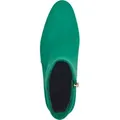 MARCO TOZZI Damen Stiefelette aus Stoff mit überzogenem Blockabsatz 2-25364-43, Größe:36 EU, Farbe:Grün - Grün - 36