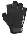 Harbinger Power 2.0 Trainingshandschuhe-Bequem, leicht und atmungsaktiv, Verstellbarer Sitz mit Klettverschluss am Handgelenk, perfekt für Anfänger und Moderate Workouts,XL,Schwarz