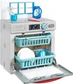 Little Tikes First Dishwasher - Realistic Pretend Play Appliance for Kids - Interactive Toy with 14 Kitchen Accessories for Kids Ages 2+, Small, Grey