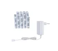 Paulmann LED-Streifen MaxLED 250 Basisset 1,5m Daylight 6W 230/24V Silber Kunststoff, 1-flammig, IP44 Cover 6500K