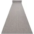 Läufer Sisal Sion Melange Flach Gewebt Grau 70cm Grey 70x970 Cm