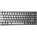 Tastatur HP Spectre 13-AC X360 13-W 13-AE 13-AD141NG 13-AC0XX silber mit Beleuchtung - Schwarz
