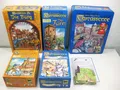Carcassonne Spiele-Paket: Metallbox, Die Burg und Erweiterungen / Hans im Glück