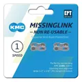 KMC 101NR EPT Missing Link Kettenschloss 1-fach Silber - Rostfreier Kettenver...
