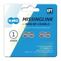 KMC Missinglink 1/2" x 1/8" 101 NR EPT, für Ketten e101, breit, silber, silber (