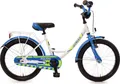 18 Zoll Polizei Fahrrad mit Rücktrittbremse Kinderfahrrad ab 4 Jahre jungen Polizeifahrrad