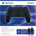 DualSense Wireless-Controller | inkl. USB-Kabel | für PS5, PC und Mac | Midnight Black