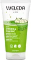 WELEDA Bio Kids 2in1 Shower & Shampoo Spritzige Limette, Naturkosmetik Duschgel und Bodylotion zur schonenden Reinigung von Haut und Haar, geeignet für Kinder ab drei Jahren (1 x 150 ml)
