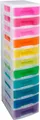Really Useful Box Boxenturm, 11 x 7 Rainbow, ohne Rollen 136348