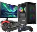 VIST Gaming PC Komplett Set Ryzen 5 3600 RX 7600 16GB SSD 1TB M.2 WiFi W11 LCD 24